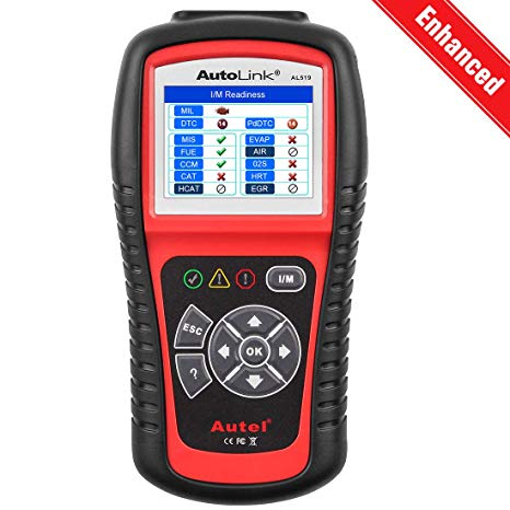 Autel AutoLink AL519 Enhanced OBD2 Scanner Car Diagnostic Tool Check Engine Code Reader CAN Scan Tool Mode 10, Advanced Ver. of AL319