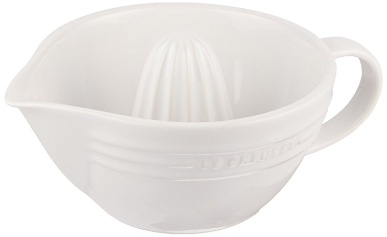 Le Creuset Stoneware 16-Ounce Citrus Juicer, White