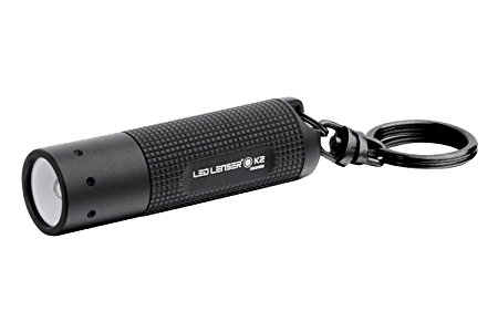 Ledlenser K2 Key-Ring LED Torch (Black) - Blister Pack, 8252