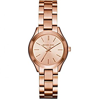 Michael Kors MK3513 Ladies Mini Slim Runway Rose Gold Plated Watch