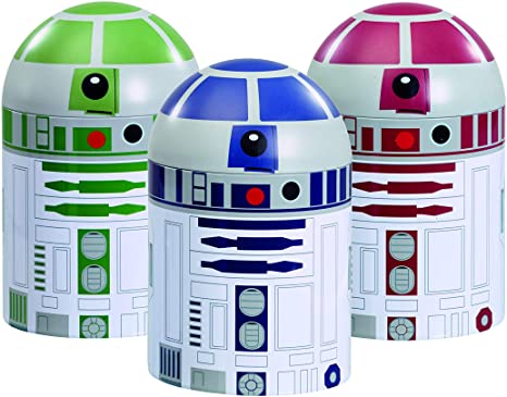 Star Wars SW00706 Kitchen Storage Set: Droids, Multi, 11 x 11 x 17.1 cm