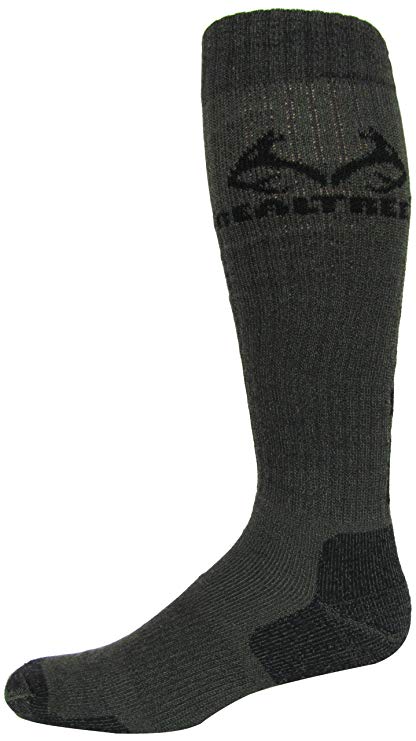 RealTree Ultra-Dri Eliminishield All Season Tall Boot Socks, 1 Pair