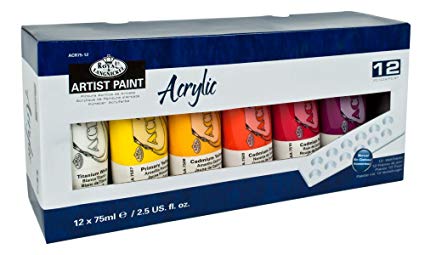 Royal & Langnickel 75ml Acrylic Painting Colour (Pack of 12)