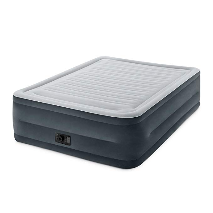 Intex Comfort Plush Elevated Dura-Beam Airbed with Built-in Electric Pump