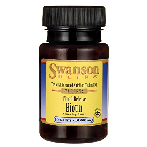 Swanson Timed-Release Biotin 10,000 mcg 60 Tabs