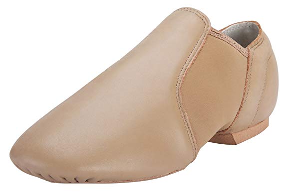 ARCLIBER Leather Upper Slip-On Jazz Shoes for Women
