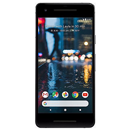 Google Pixel 2 GSM/CDMA Unlocked - US warranty (Black, 64GB), 5 inch OLED Display, Fingerprint Scanner · Front Camera: 8 MP · Rear Camera: 12.2 MP · 4G LTE(Certified Refurbished)