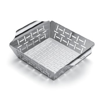 Weber 6481 Small Stainless Steel Vegetable Basket