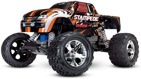 Traxxas 36054-4-ORNG Stampede: 1/10 Scale Monster Truck w/TQ 2.4GHz Radio System