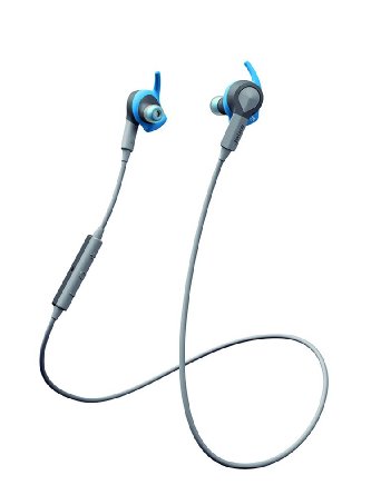 Jabra SPORT COACH Blue Wireless Bluetooth Earbuds for Cross-Training - Retail Packaging