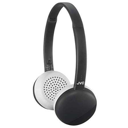 JVC Flats Wireless On Ear Headphones, Light Weight, 11 Hours Long Battery Life - HAS20BTB (Black)