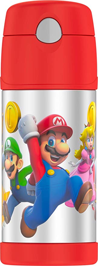 Thermos F4019MBG6 Funtainer 12 Ounce Bottle, Super Mario Brothers