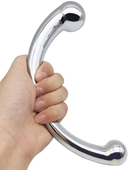 Stainless Steel G Spot Metal Wand 540g (Silver) (Sliver)
