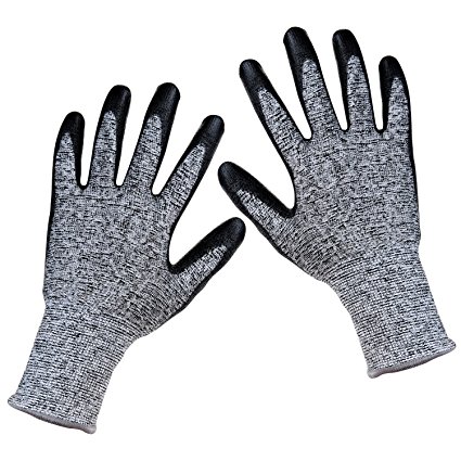 Garden Gloves - iLome Breathable Dexterity Work & Gardening Gloves with Comfort Flex Protective Coating against Cuts