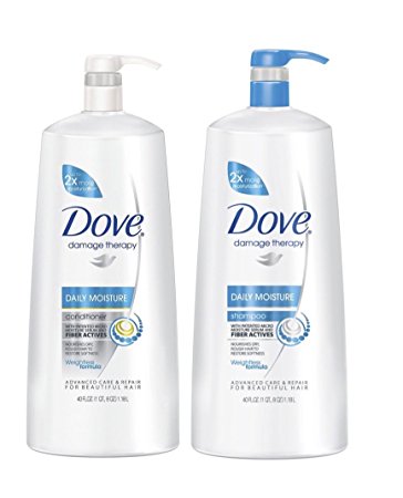 Dove Damage Therapy Daily Moisture 40 Oz Jumbo Shampoo   Conditioner Duo Set