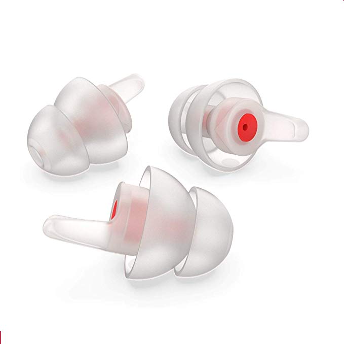 EarPeace HD Ear Plugs - High Fidelity Hearing Protection for Concerts & Music Professionals (1-Standard, Clear Plugs)