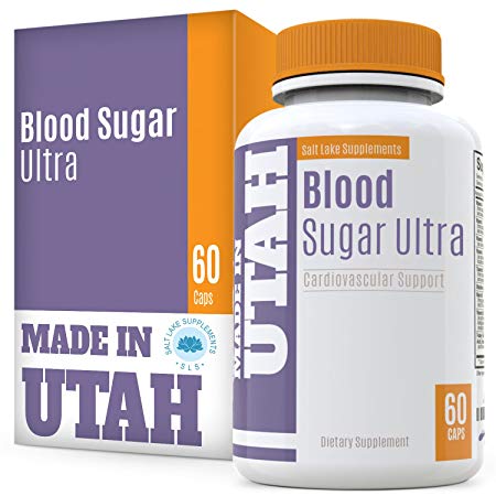 Blood Sugar Ultra, Natural Support for Healthy Blood Glucose Levels, with Vitamins, Minerals and All-Natural Herbs to Help Maintain Optimal Blood Sugar Levels