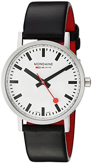Mondaine Men's A660.30314.16SBB Quartz Classic Leather Band Watch