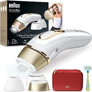 Braun Luz Pulsada Silk-expert Pro 5 PL5262 IPL, Eliminación Del Vello En Casa, Funda, Maquinilla Venus, 3 Cabezales