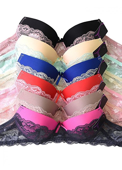 2ND DATE Women's Assorted Bras (Packs Of 6) - Various Styles