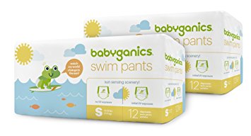 Babyganics Swim Pants, 24 Diapers, Small