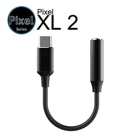 Pixel 2 Headphone Adapter,CHIULOIAN Type C/USB C/Moto Z to 3.5mm Female AUX Microphone Connector Compatible Cable Google Pixel 2/2 XL/HTC U11/ Moto Z/Essential PH-1/Samsung and More