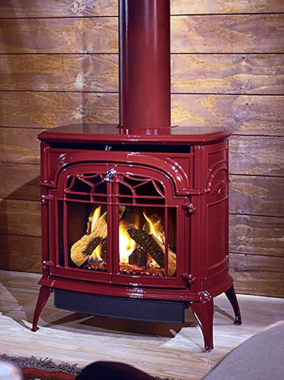 Vermont Castings Radiance Gas Direct Vent Bordeaux (red) stove