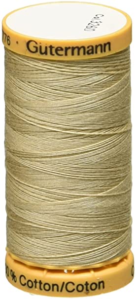 Gutermann 24666 Natural Cotton Thread 273 Yards-Boot Brown