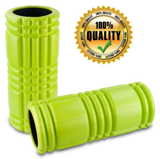 Premium Foam Roller for Muscle Massage with Matrix Technology 13 Inches Professional Grade High Density Foam Exercise Roller