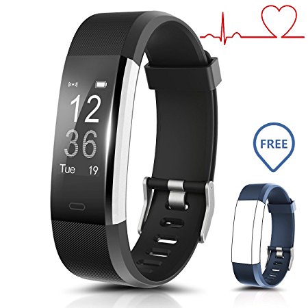 Smart Watch Waterproof IP67 Activity Tracker With Heart Rate Monitor - Fitness Tracker 0.96" OLED Screen Bluetooth 4.0 Pedometer Smartwatch Wireless USB charging Wristband Bracelet