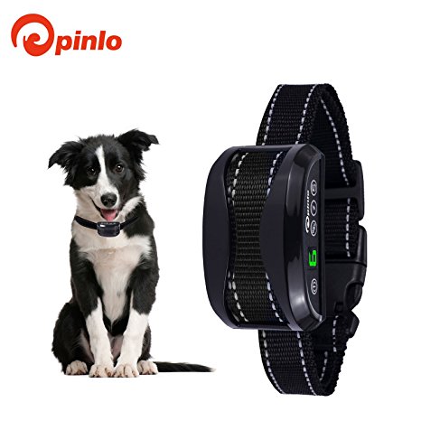 No Bark collar - for Small Medium Large Dogs 2017 Training device with Beep/ Vibration/ Safe Shock Option and 7 Adjustable Sensitivity Gears