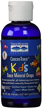 Trace Minerals Research Concentrate Kid's Trace Mineral Drops, 4 Fluid Ounce