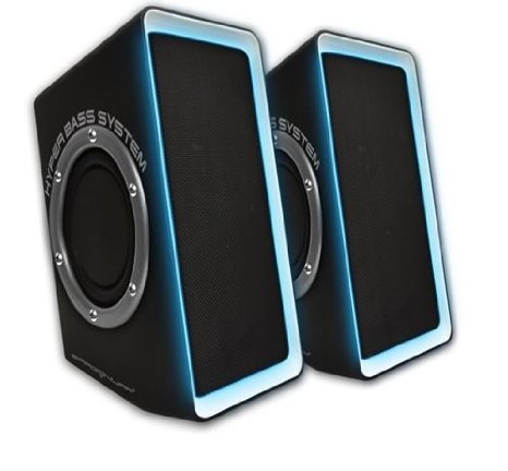 Dragonwar SP-011G Music Revolution Professional Gaming Speaker with Hyper Bass and 3D sound technology with 2.0 channel