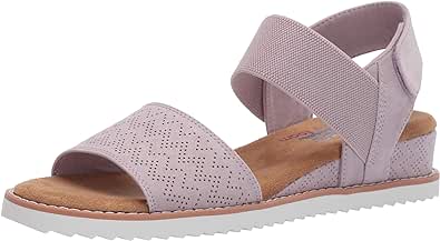 Skechers Women's Desert Kiss-Stretch Quarter Strap Sandal Flat