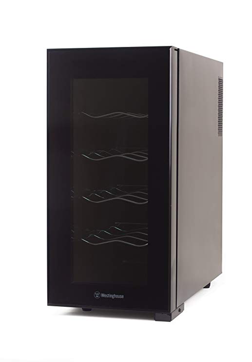 Westinghouse WWT100MB Thermal Electric 10 Bottle Wine Cellar, Black