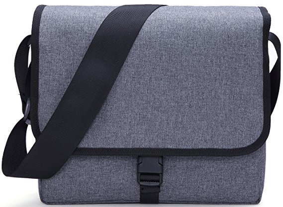 MIER Versatile Messenger Sling Bag Multiple Pocket Crossbody Shoulder Bag for 9.7” iPad Pro