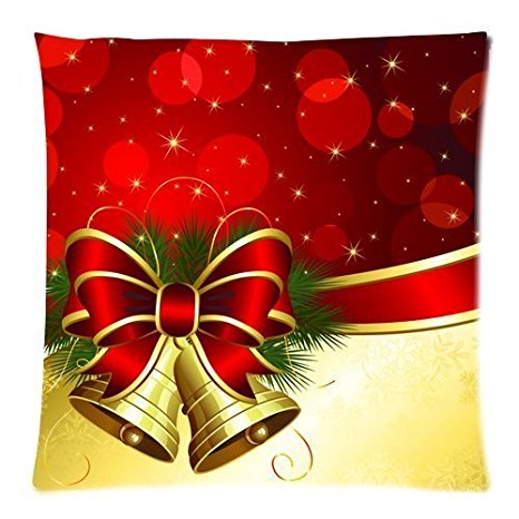 2014 New Arrival Merry Christmas Custom Zippered Square Pillowcase 18x18 (one side) Cushion Cover Case Pillow18-894 (18x18, multicolor)