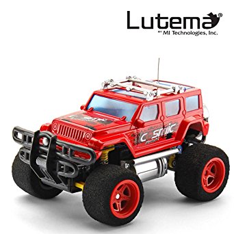 Lutema Cosmic Rocket 4CH Remote Control Truck, Red