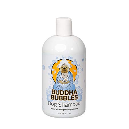 Buddha Bubbles Organic Natural Shampoo for Dogs Sensitive Hypo Allergenic,Anti-Fungal and Brightning Qualities Smells Great