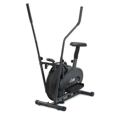 ALPINE© Elliptical Bike 2 IN 1 Cross Trainer Exercise Fitness Machine Home Gym Workout