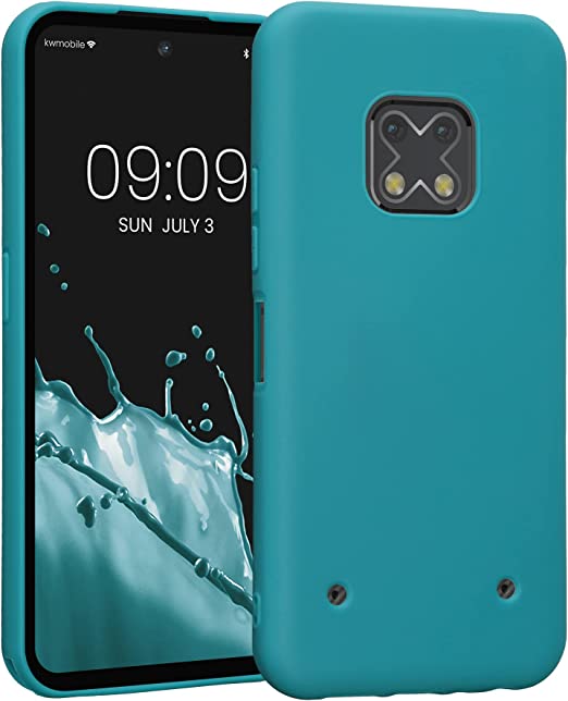 kwmobile Carcasa para Nokia XR20 - Funda para móvil en TPU Silicona - Protector Trasero en petróleo Mate