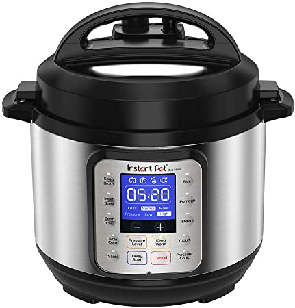 Instant Pot Duo Nova Electric Multi Use Pressure Cooker, Stainless Steel, 3L