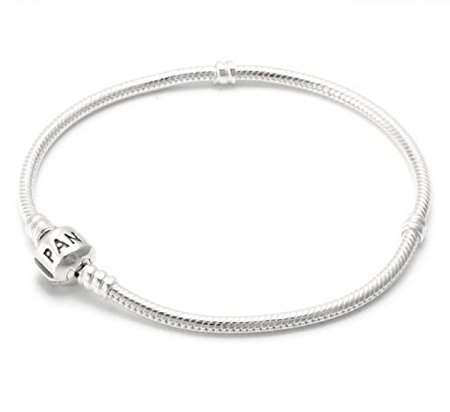 PANDORA Silver Bracelet Snap clasp 590702HV-20 7.9 inch