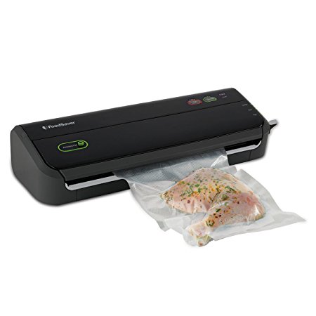 FoodSaver FM2000-033 Vacuum Sealing System with Starter Kit, Black