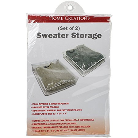 Innovative Home Creations Sweater Storage Bags, 2-Pack