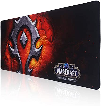 Extended Gaming Mouse Pad for World of Warcraft Horde Large Mousepad,Mouse Mat for Gamer,Office & Home