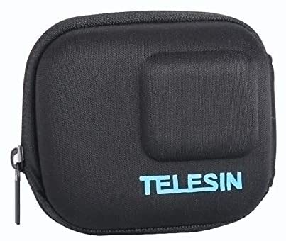 TELESIN Portable Mini Camera Bag Protective Frame Case Semi-rigid Shell Carrying Pocket Bag for GoPro Hero 5 6 7 8 Black, Hero 2018 Camera Accessorie