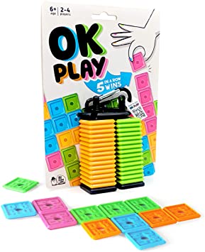 KEXMY OK Play 5-in-A-Row Tiles Game