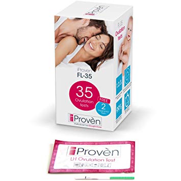 Ovulation Predictor Kit - Fertility Monitor - Ovulation Test Strips - for Trying to Conceive Women - iProvèn FL-35-35 LH-Tests
