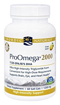 Nordic Naturals ProOmega 2000 Lemon 60 Soft Gels